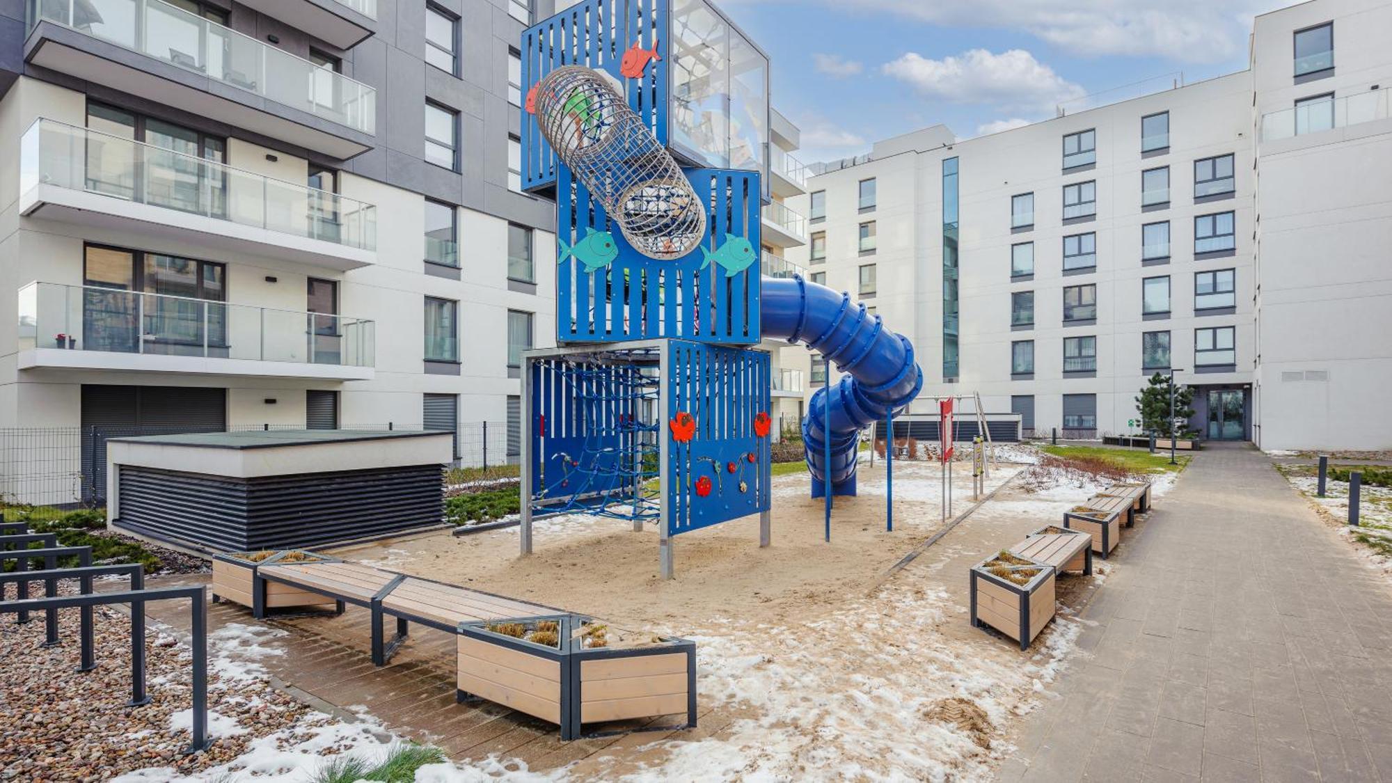 Apartamenty Sun & Snow Przystan Letnica Gdańsk Exteriör bild