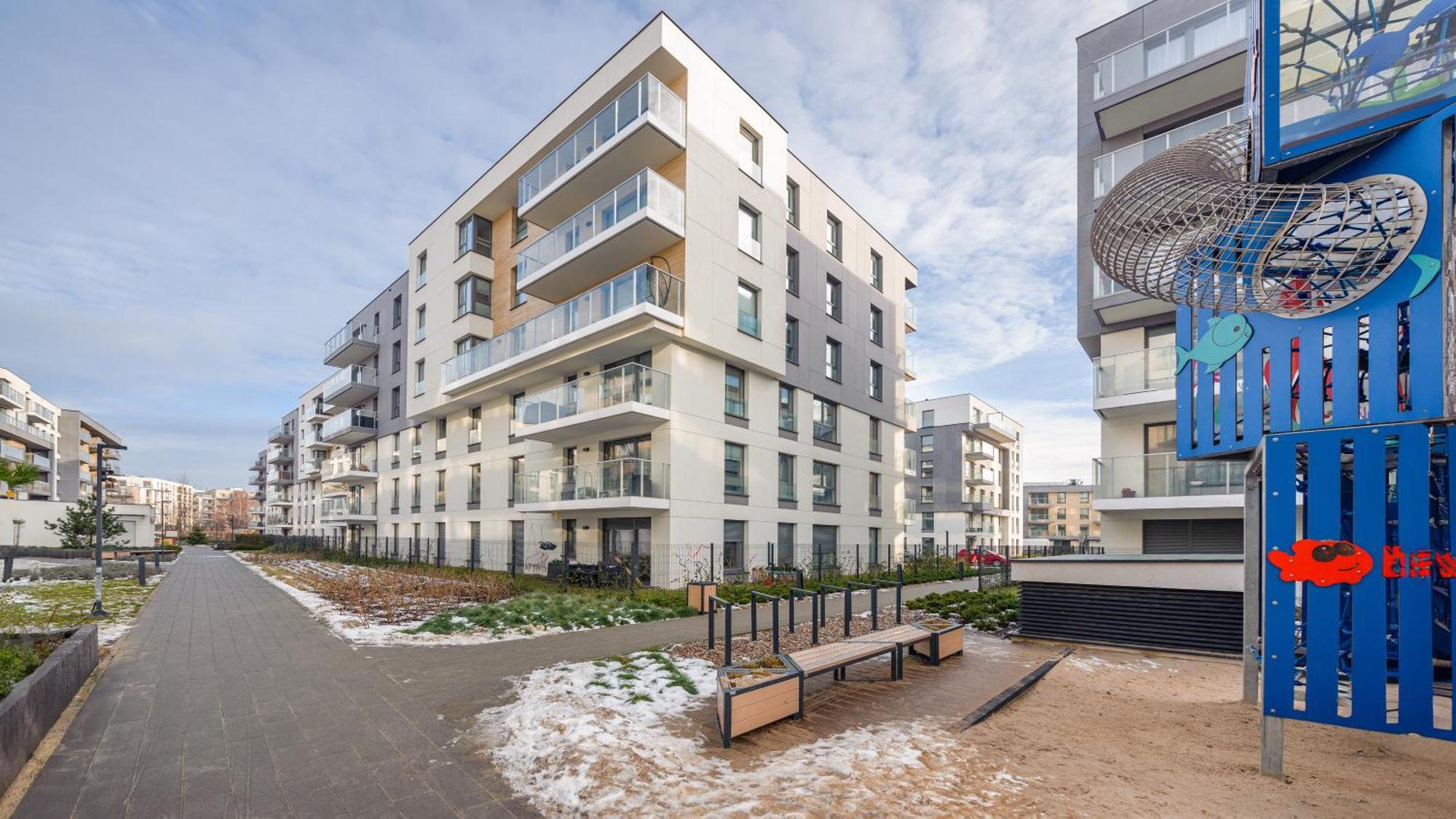 Apartamenty Sun & Snow Przystan Letnica Gdańsk Exteriör bild
