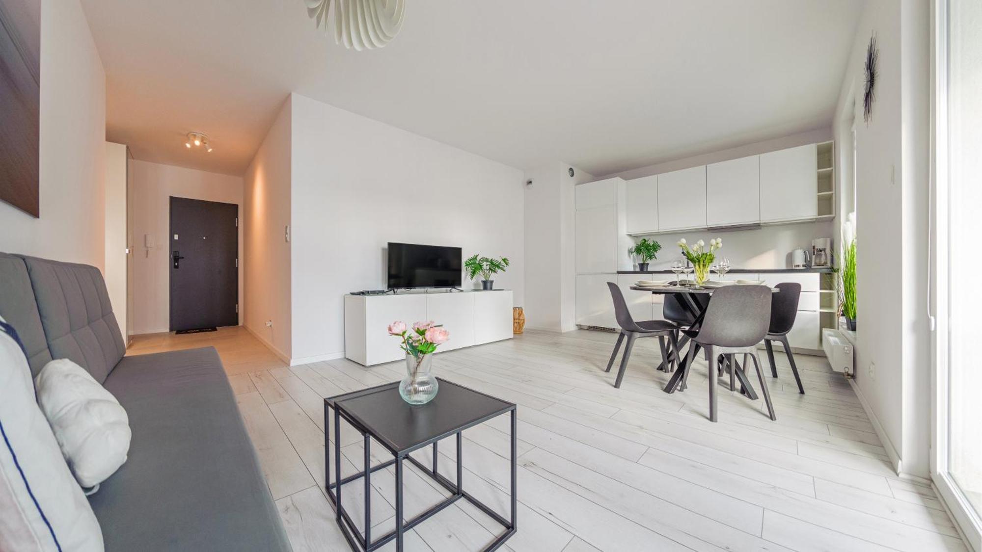 Apartamenty Sun & Snow Przystan Letnica Gdańsk Exteriör bild