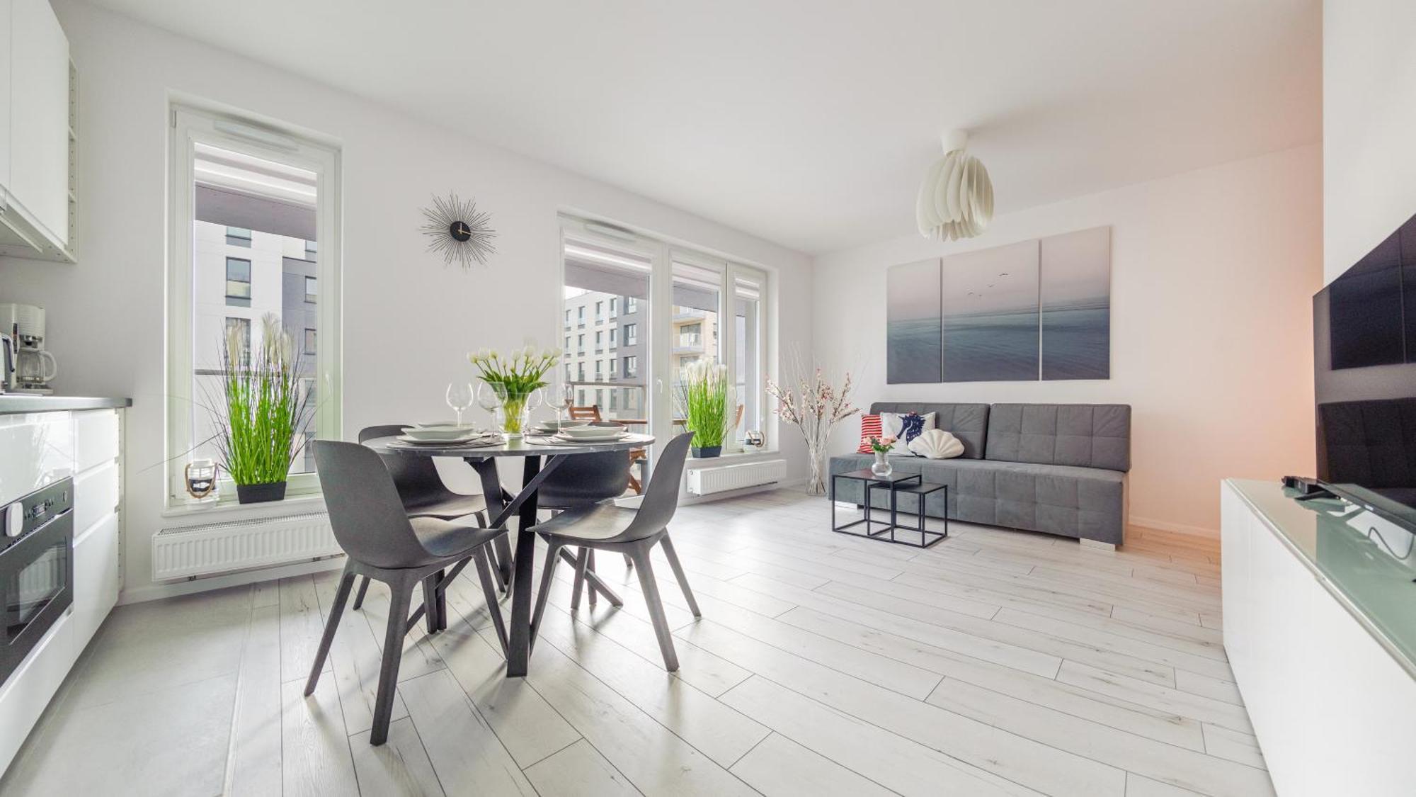 Apartamenty Sun & Snow Przystan Letnica Gdańsk Exteriör bild
